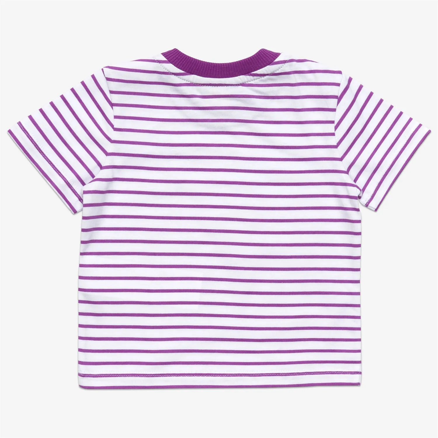 K-Way Pete Set Stripes Jersey set copii alb-violet 6-24M