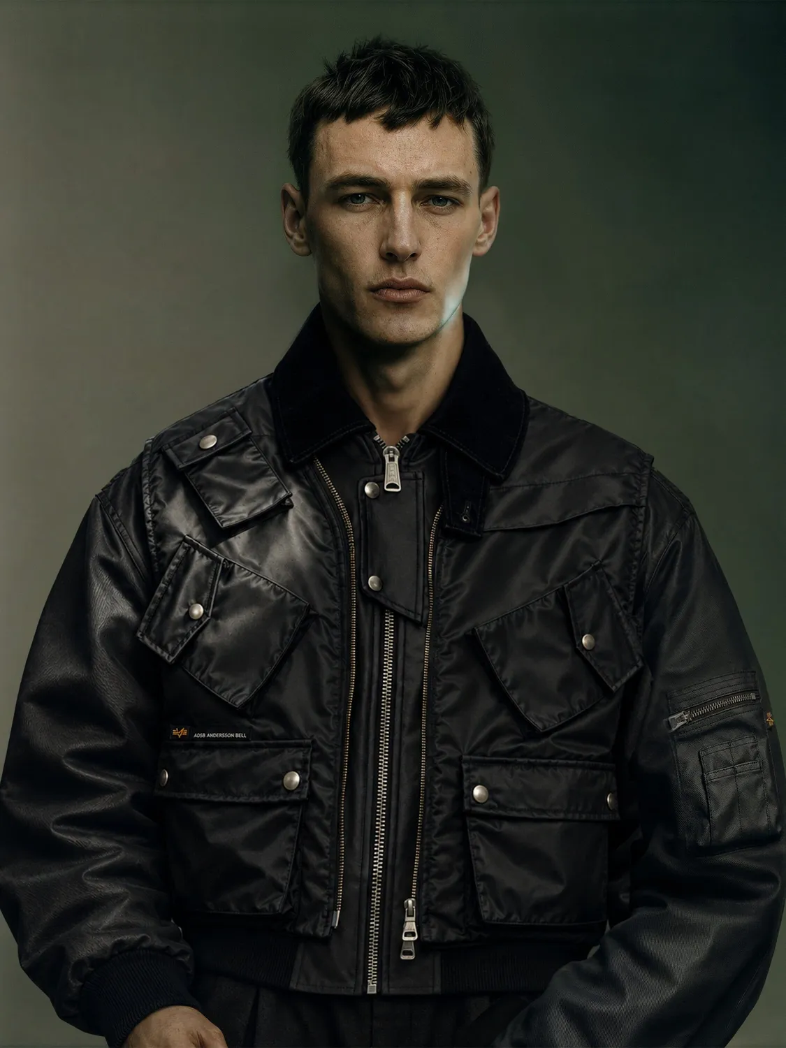 Alpha Industries Andersson Bell vesta neagra S-2XL
