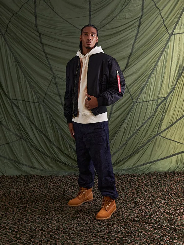 Alpha Industries MA-1 Heritage geaca bomber negru rezistenta apa