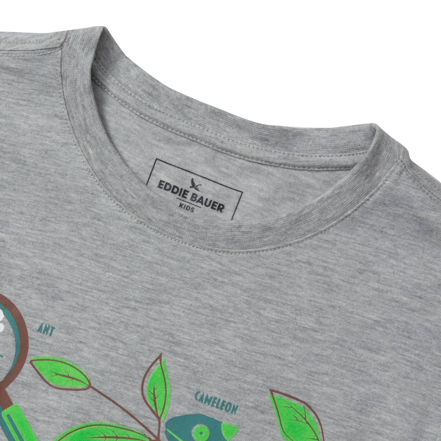 Eddie Bauer tricou baieti cu maneca scurta Grey Heather