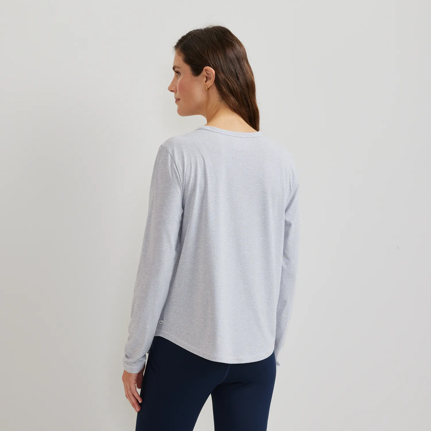 Eddie Bauer Trek Light bluza dama maneca lunga albastru