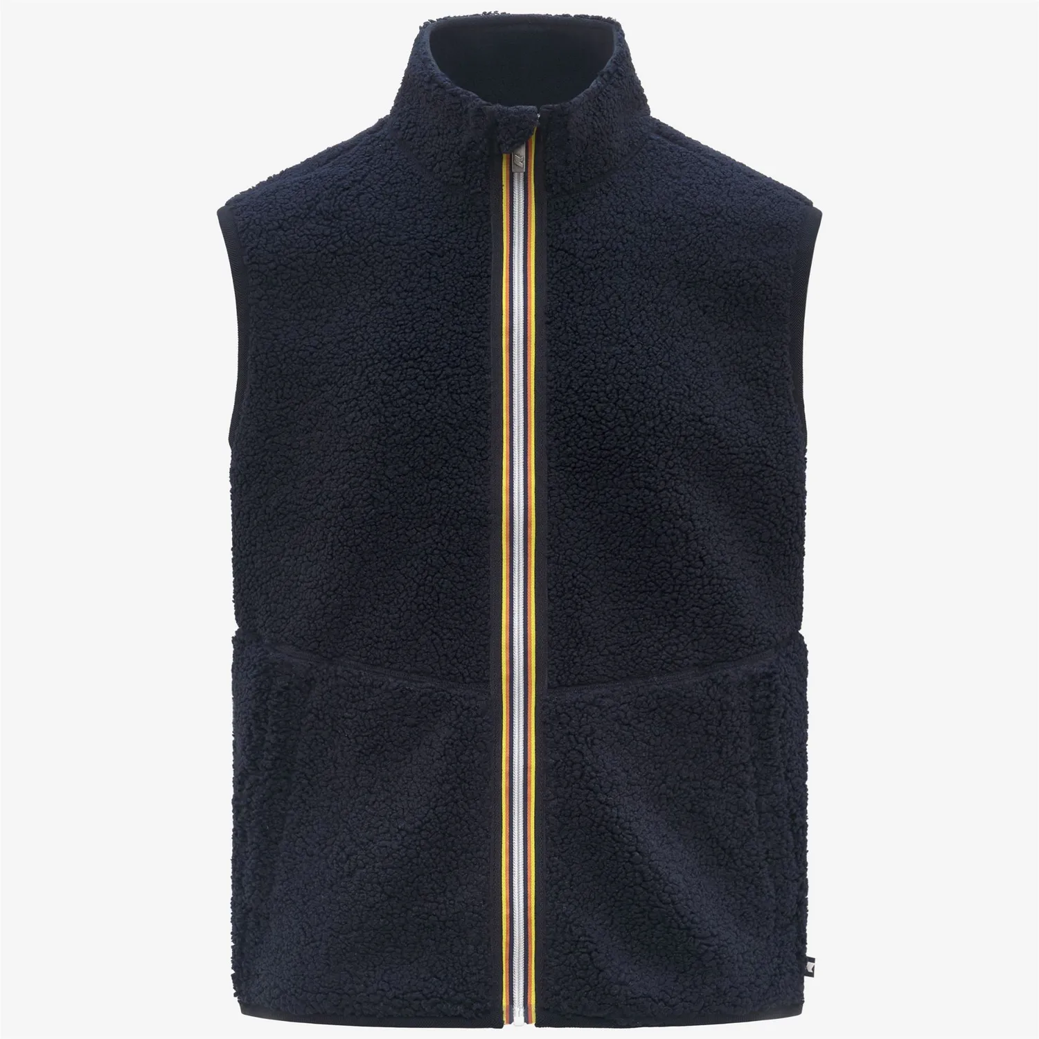 K-Way Yannick Sherpa Polar vesta barbati albastra reversibila