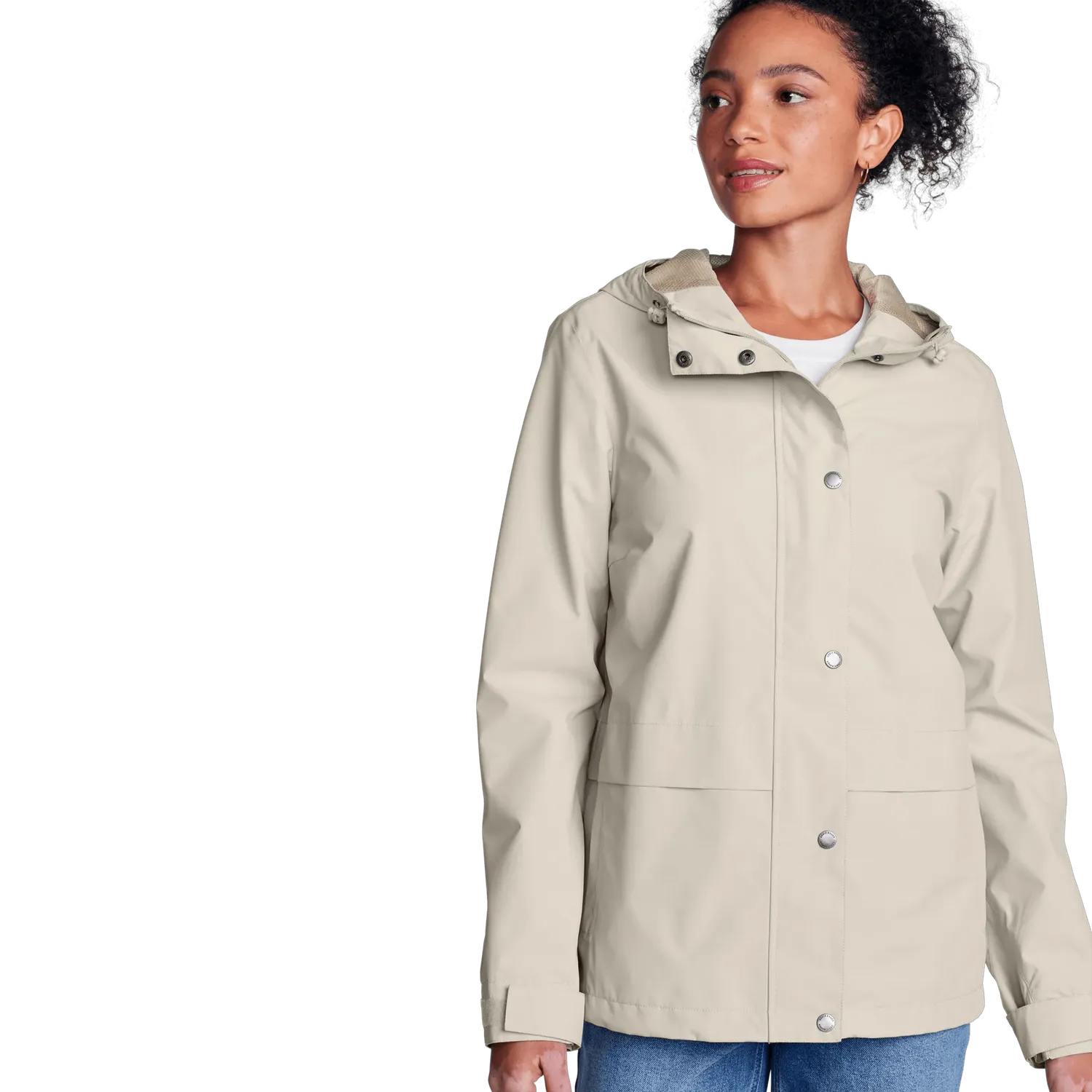 Eddie Bauer Rainfoil Storm geaca impermeabila dama cu gluga