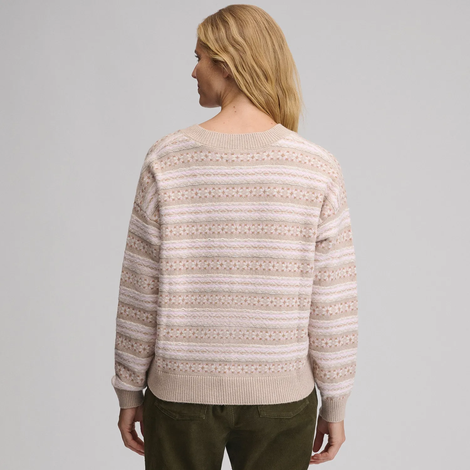 Eddie Bauer Signature pulover dama cu model Rattan