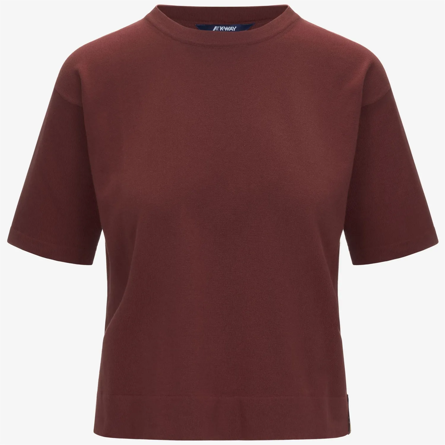 K-Way Esmer pulover Brown Fiery din bumbac egiptean