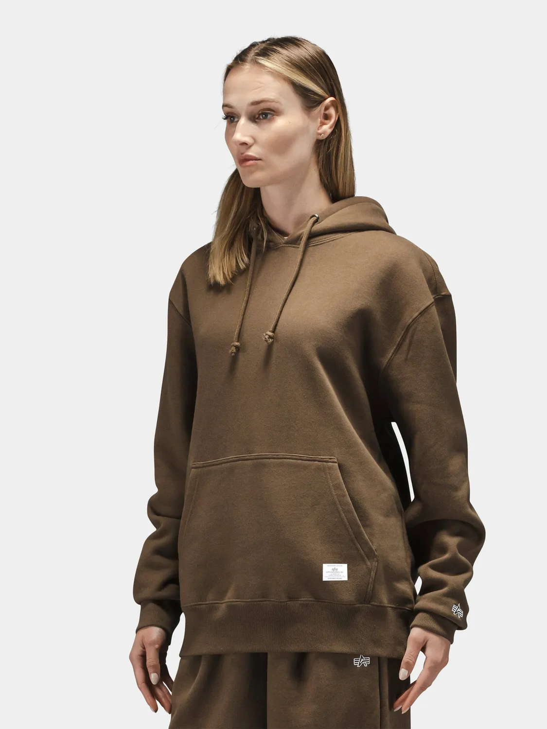 Alpha Industries Essential hanorac espresso bumbac-poliester