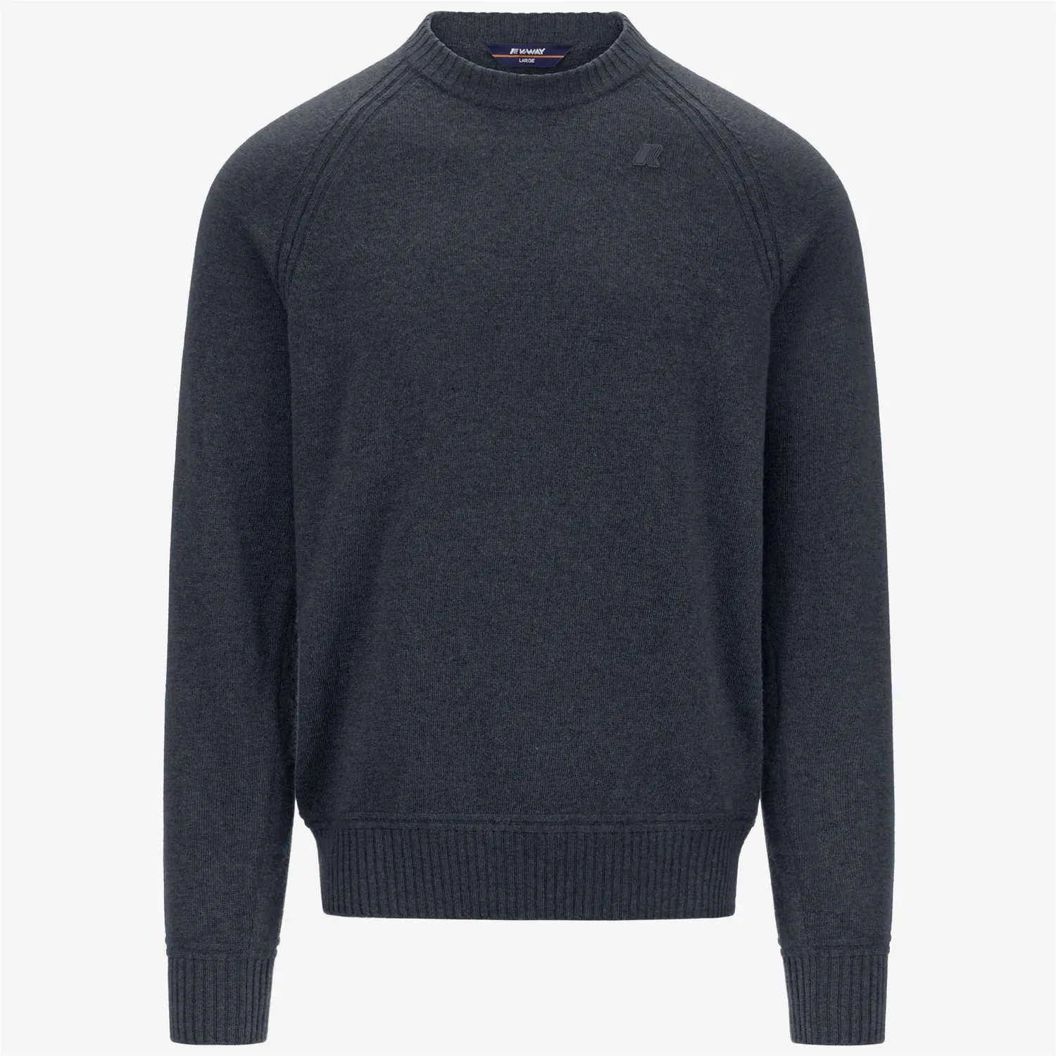 K-Way Sebas Wool Cashmere pulover carbon mel regular