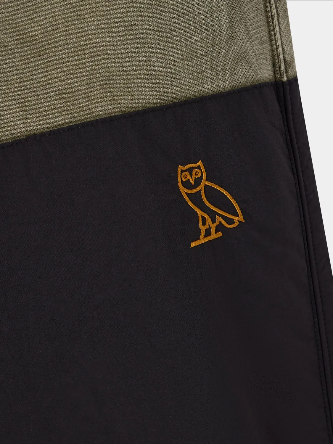 Alpha Industries OVO pantaloni fleece verzi bumbac relaxed