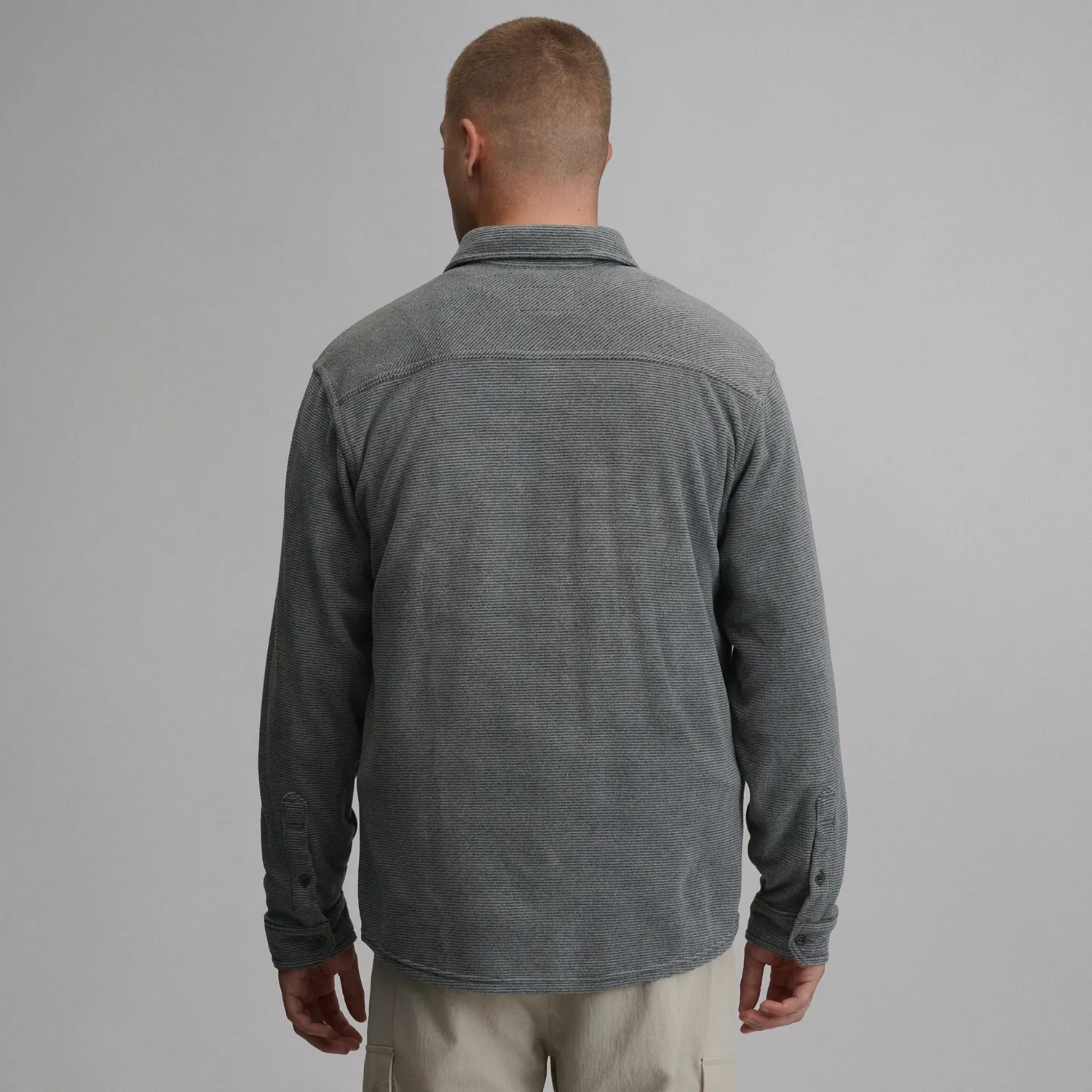 Eddie Bauer Chutes camasa fleece barbati gri