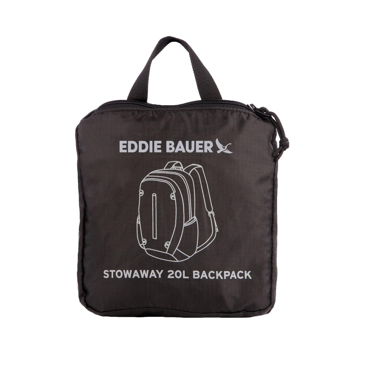 Eddie Bauer Stowaway Packable rucsac 20L negru usor