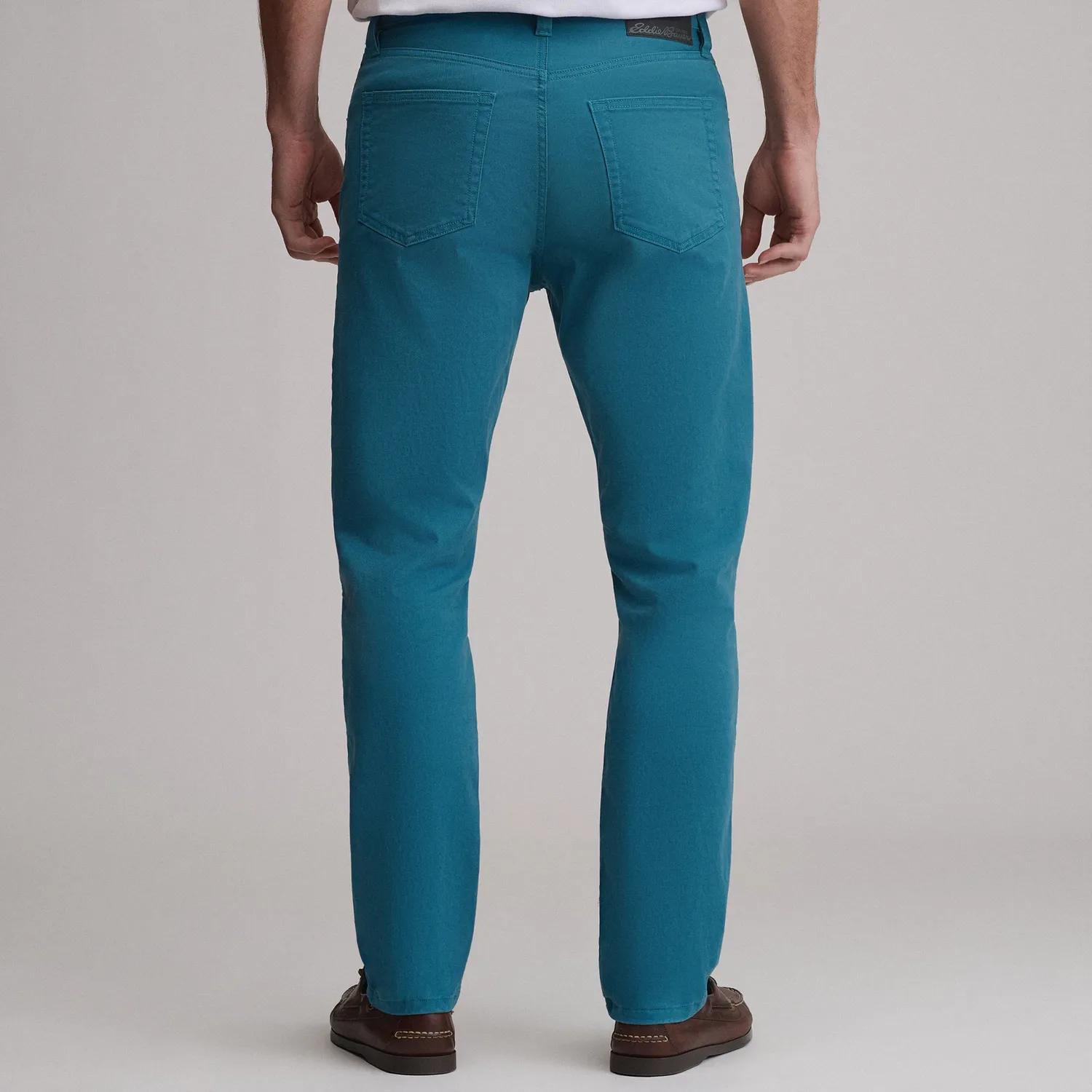 Eddie Bauer Legend Wash Twill 5-Pocket pantaloni Mushroom bumbac spalat