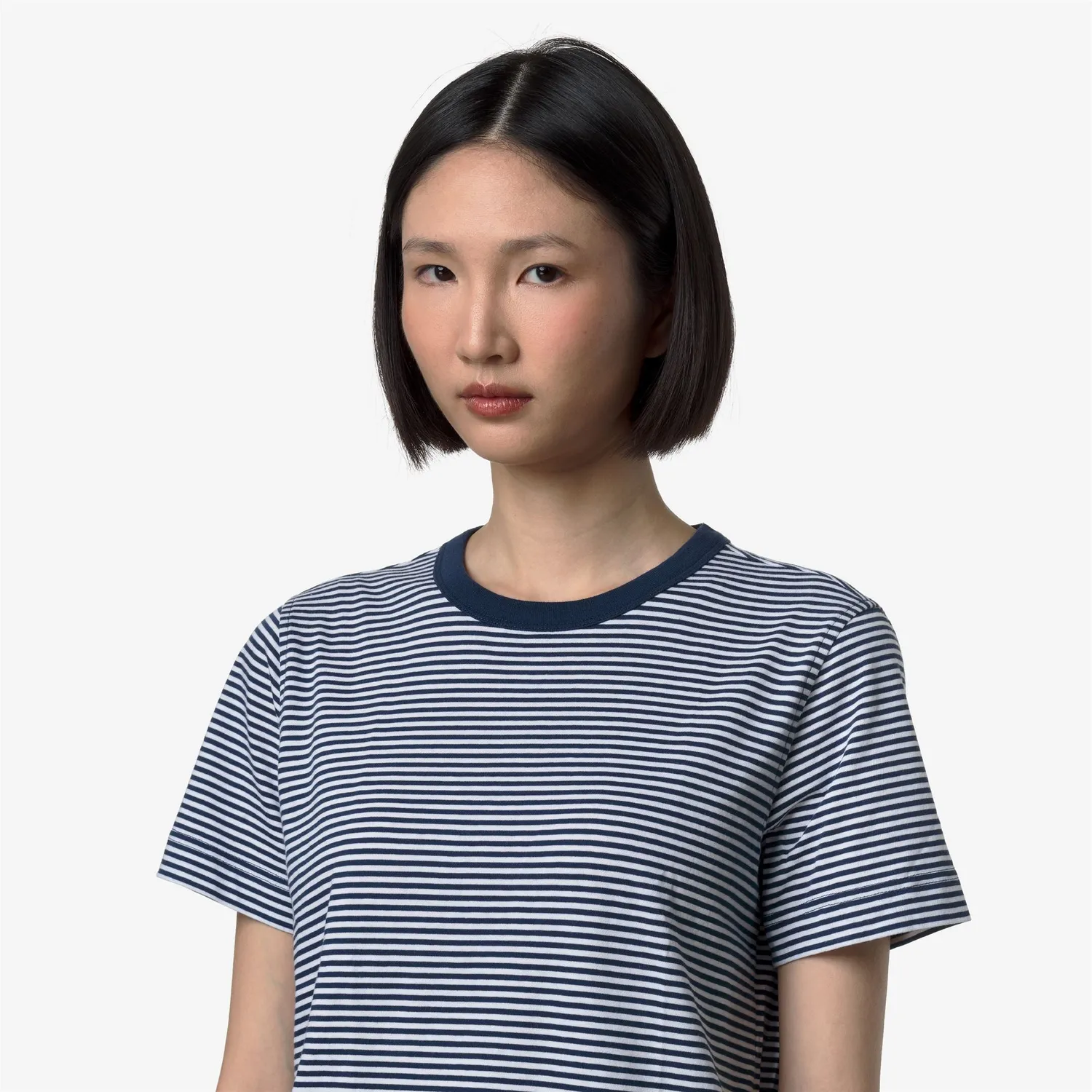 K-Way Elodie K6127RW tricou dama dungi bumbac