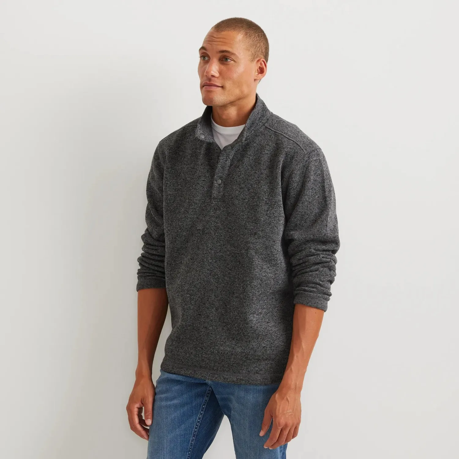 Eddie Bauer Radiator Fleece 2.0 bluză polar gri groasă