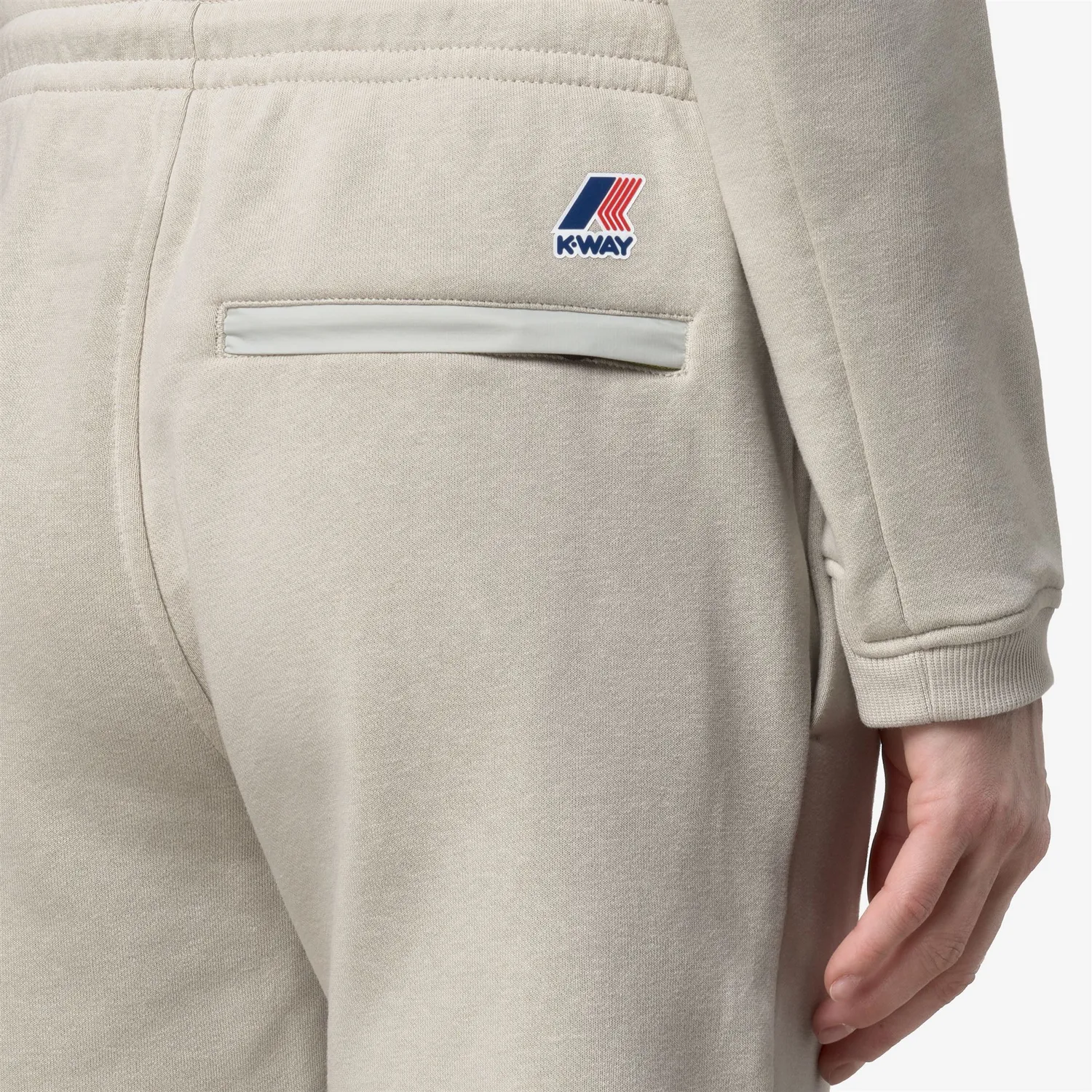 K-Way Casimir Poly Cotton shorts unisex bej bumbac