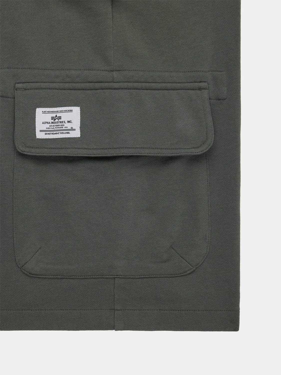 Alpha Industries Essential Cargo French Terry pantaloni scurti field gray cargo