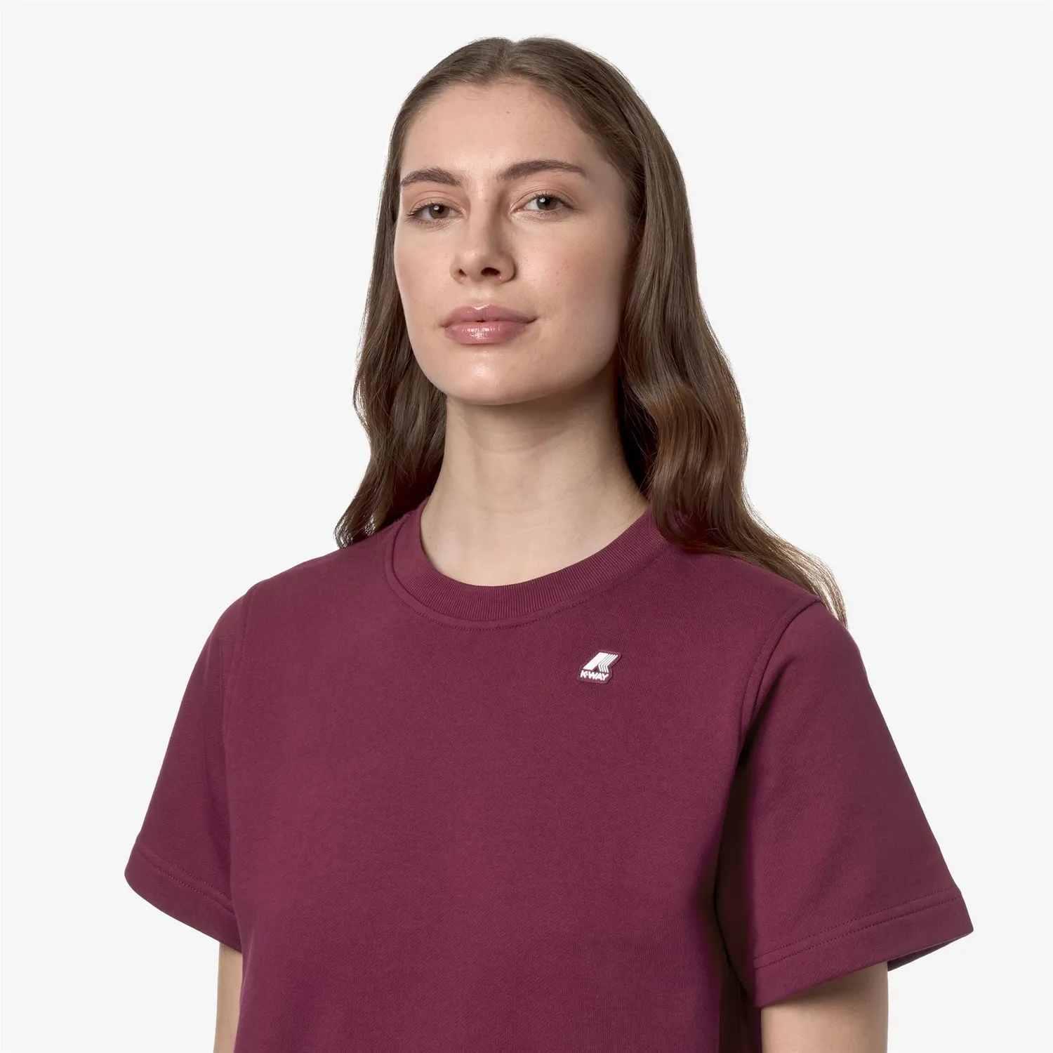 K-Way Emelette tricou dama rosu bumbac