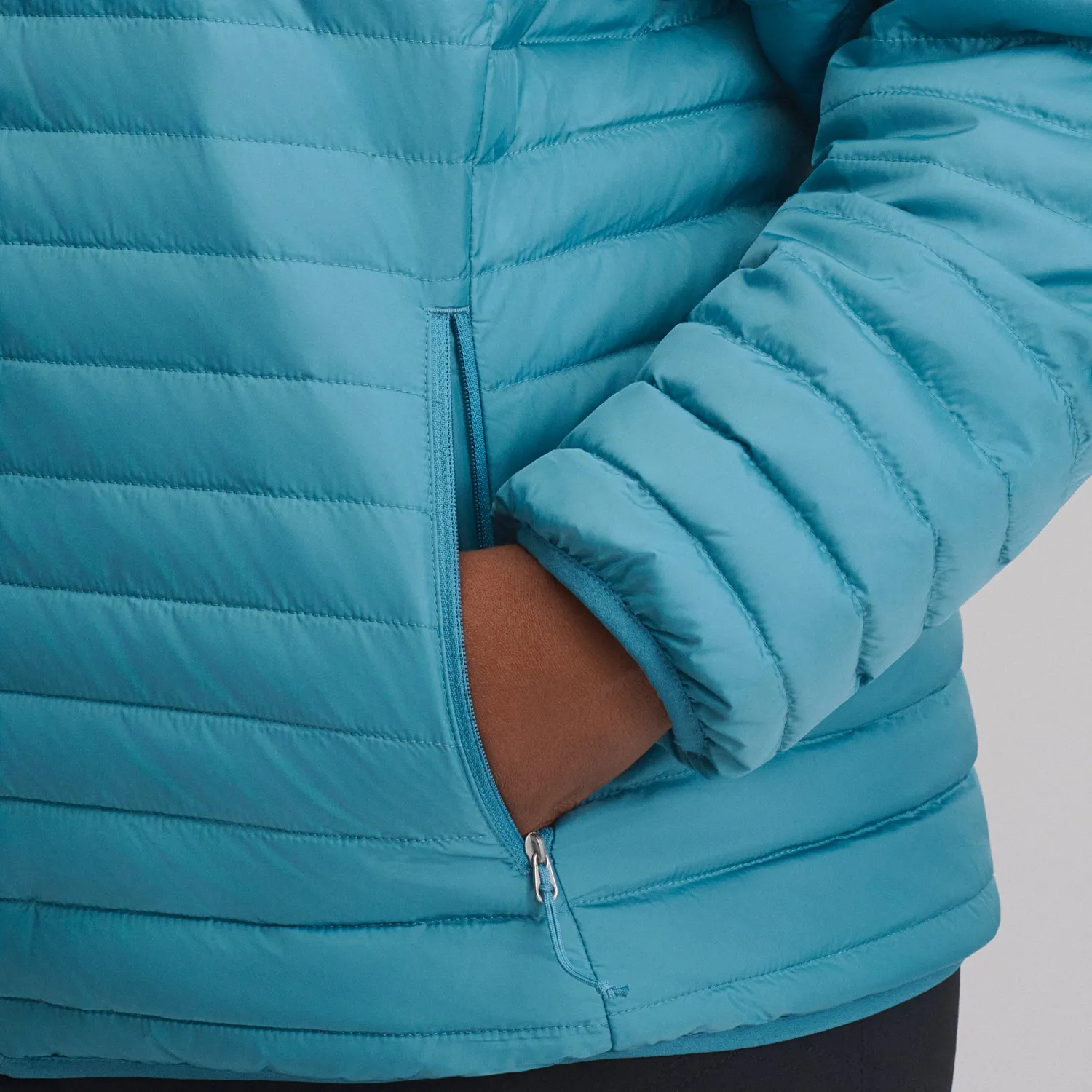 Eddie Bauer Microlight Down geacă puf damă neagră ușoară