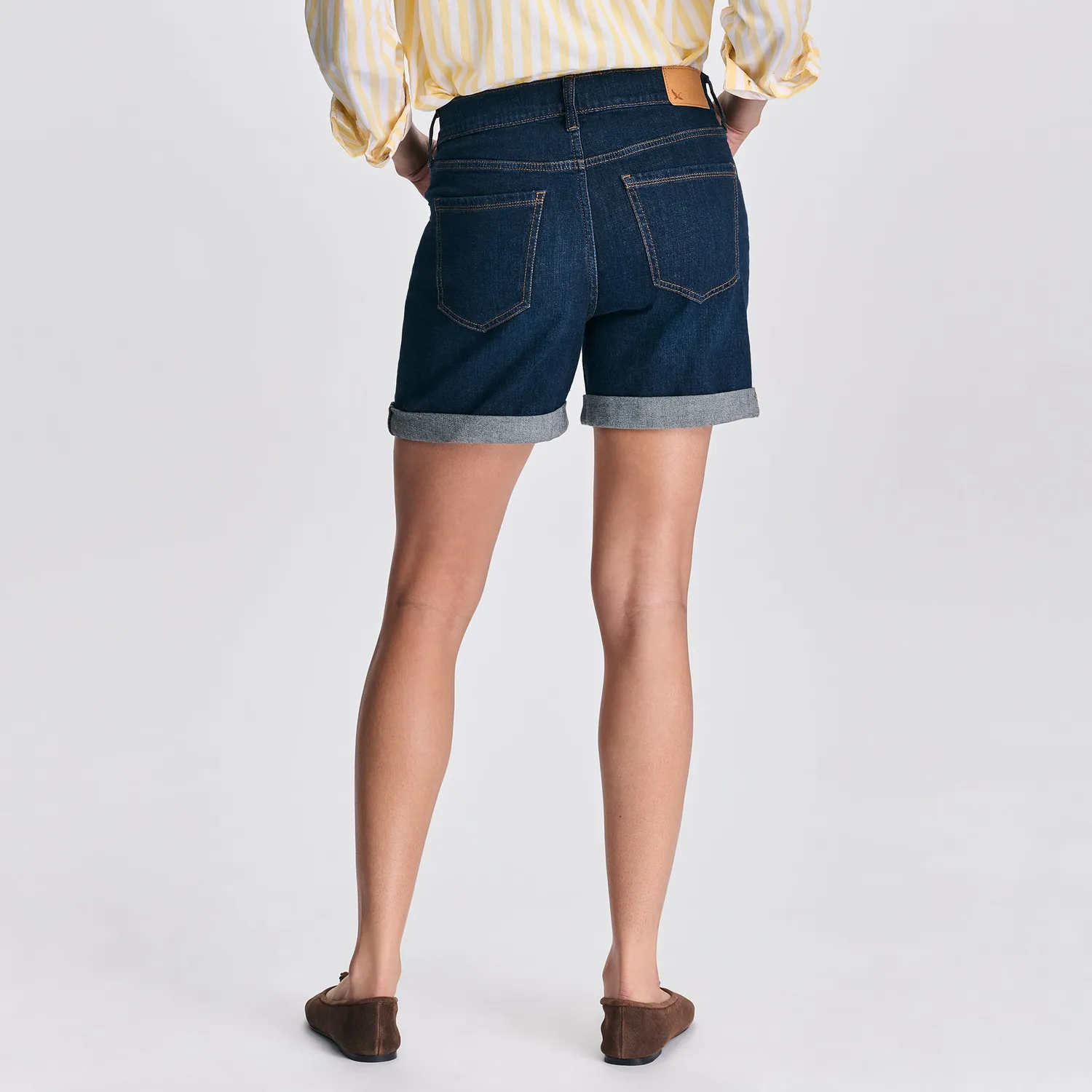 Eddie Bauer pantaloni scurți damă denim Cascade boyfriend