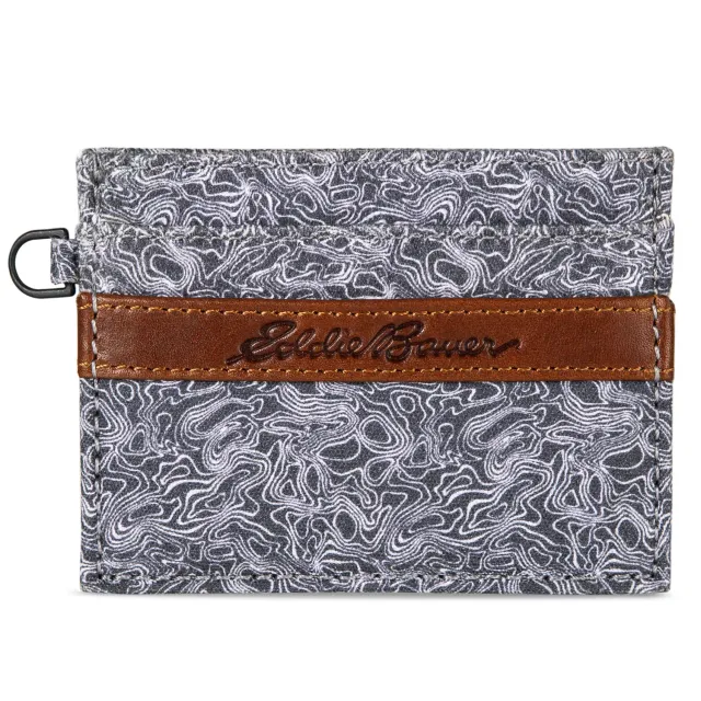 Eddie Bauer Pioneer portcard piele gri RFID