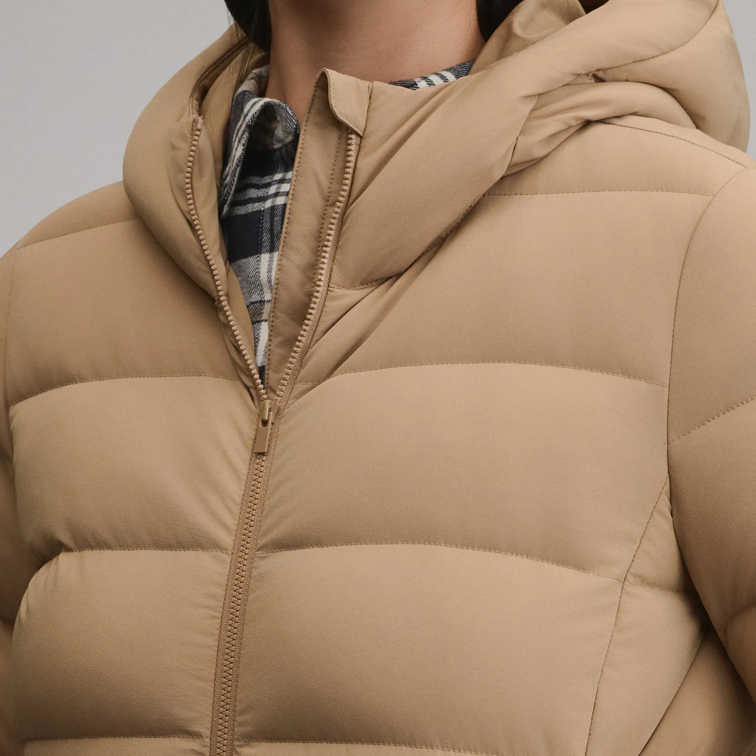 Eddie Bauer Stretch Down palton dama negru puf