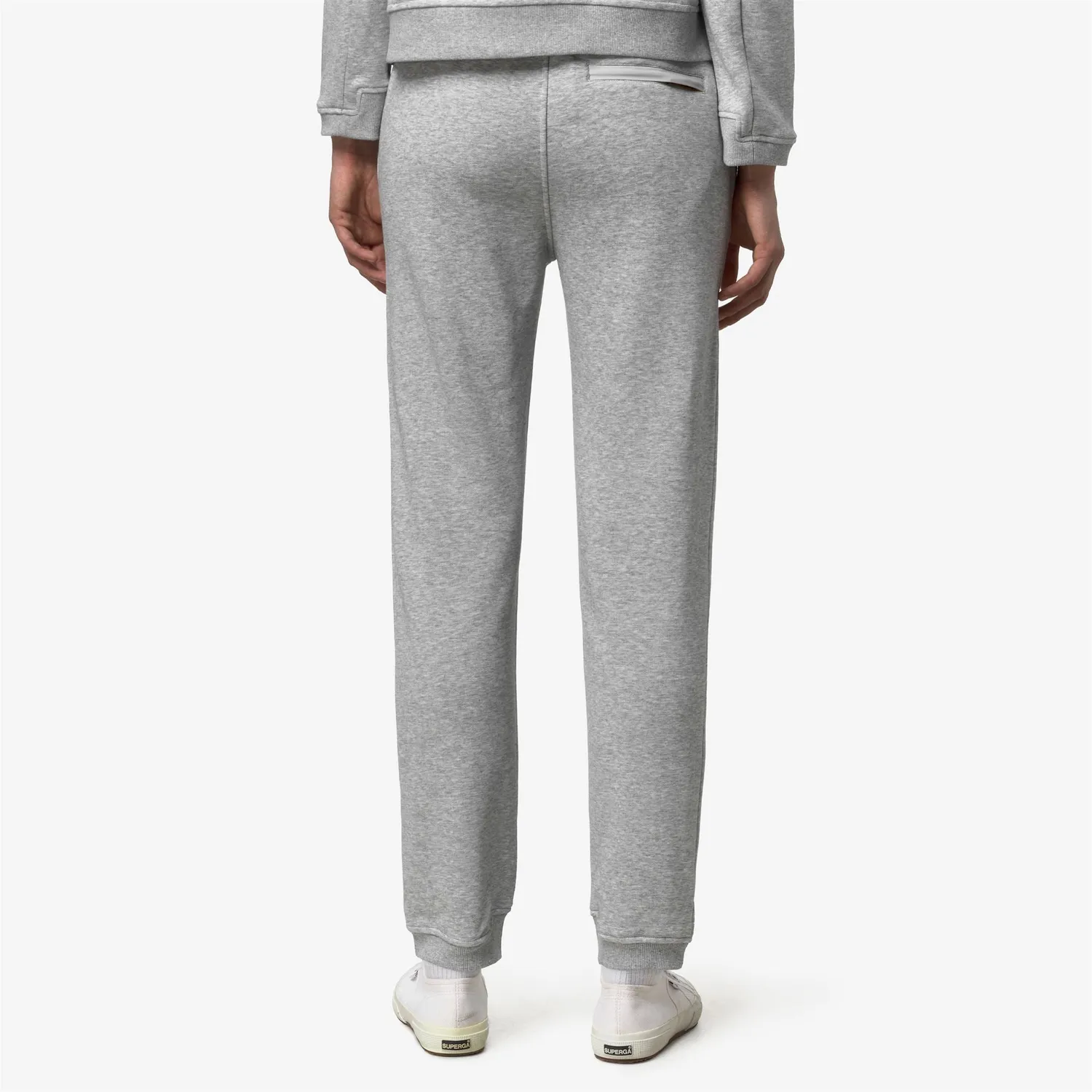 K-Way Philbert Poly Cotton pantaloni gri caldurosi