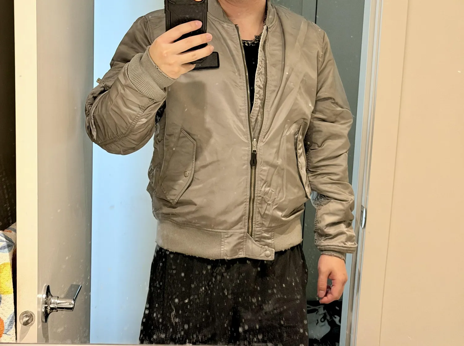 Alpha Industries XLIM EP.9 03 geaca reversibila light gray
