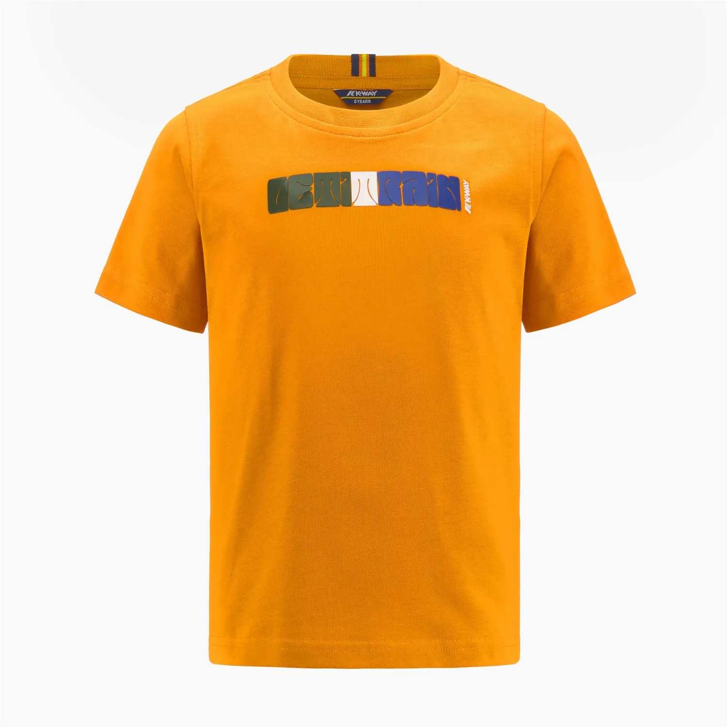 K-Way Odom 70s Tricou Copii Orange Md Bumbac