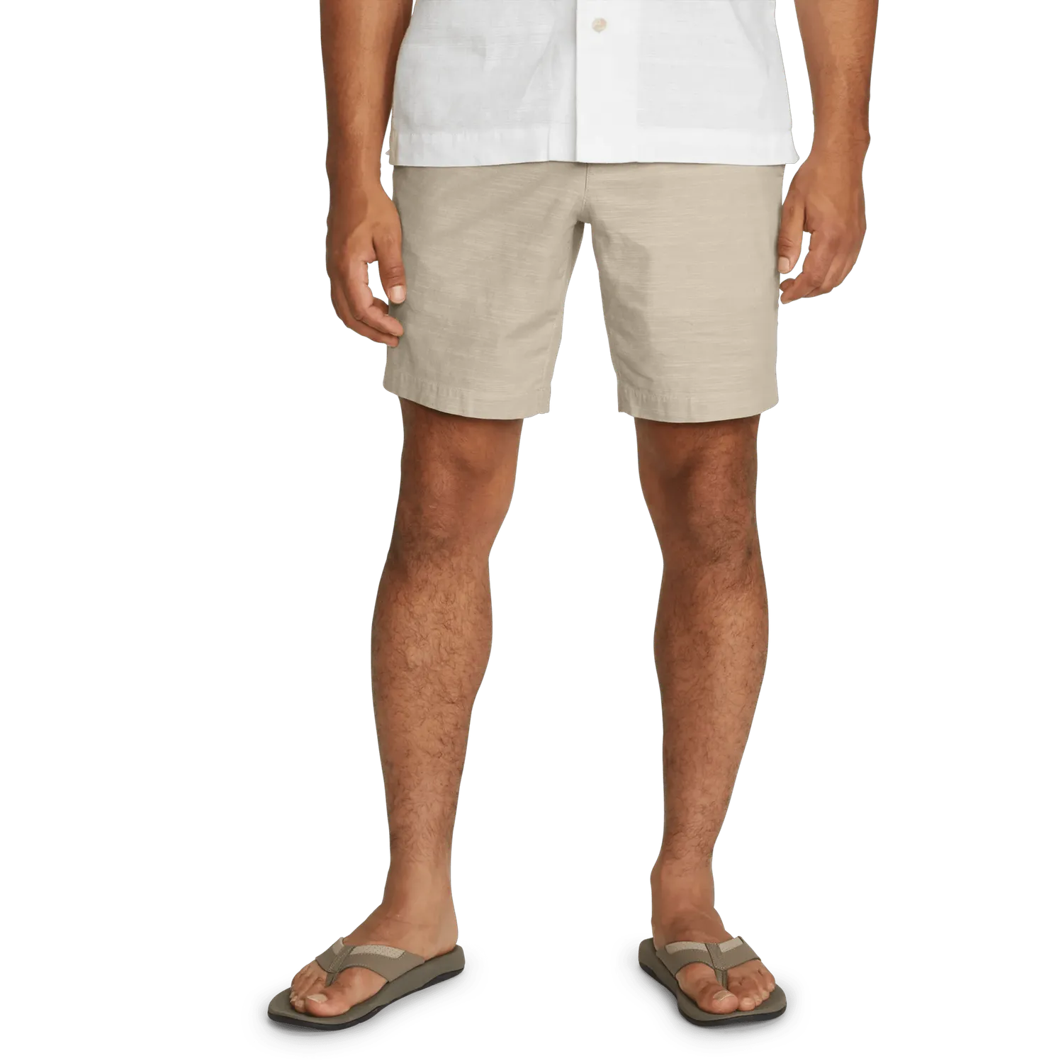 Eddie Bauer Camano Shorts pantaloni scurti barbati bej bumbac
