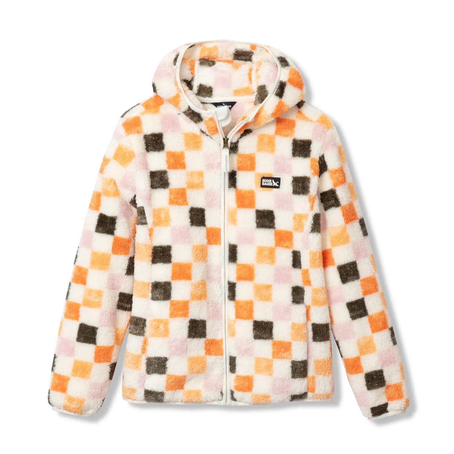 Eddie Bauer Quest Fleece geaca copii cu gluga imprimeu