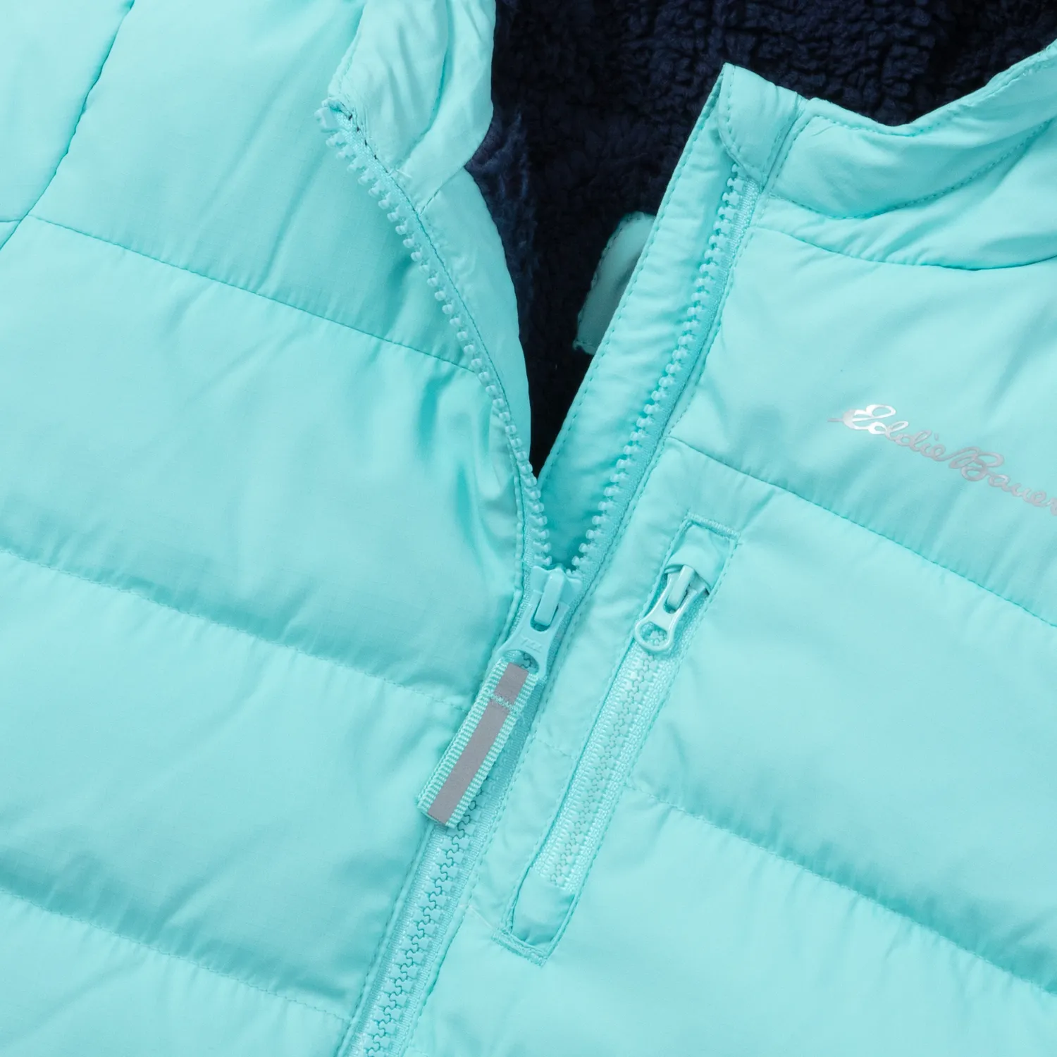 Eddie Bauer Classic Down geaca puf fetite roz calduroasa
