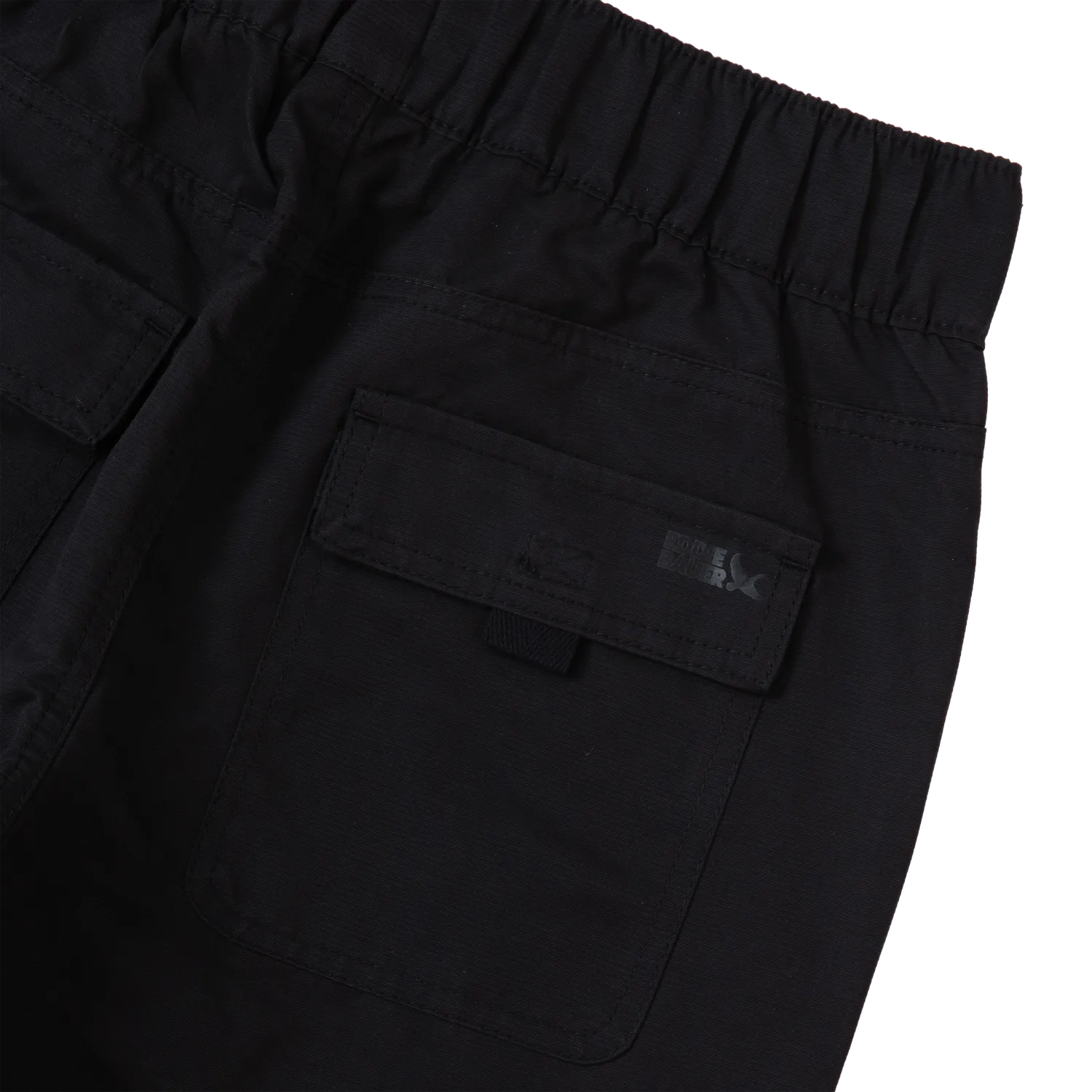 Eddie Bauer Adventurer pantaloni cargo baieti negri elastici