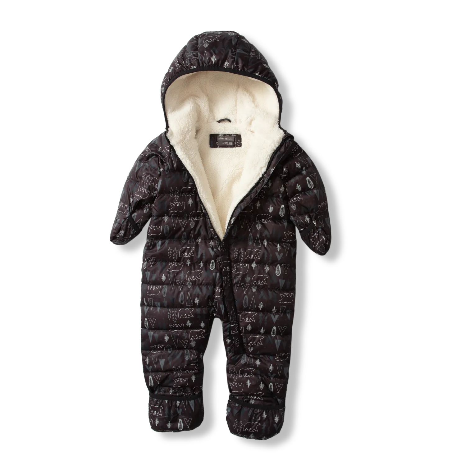 Eddie Bauer Down Snowsuit salopeta bebe Peacoat puf