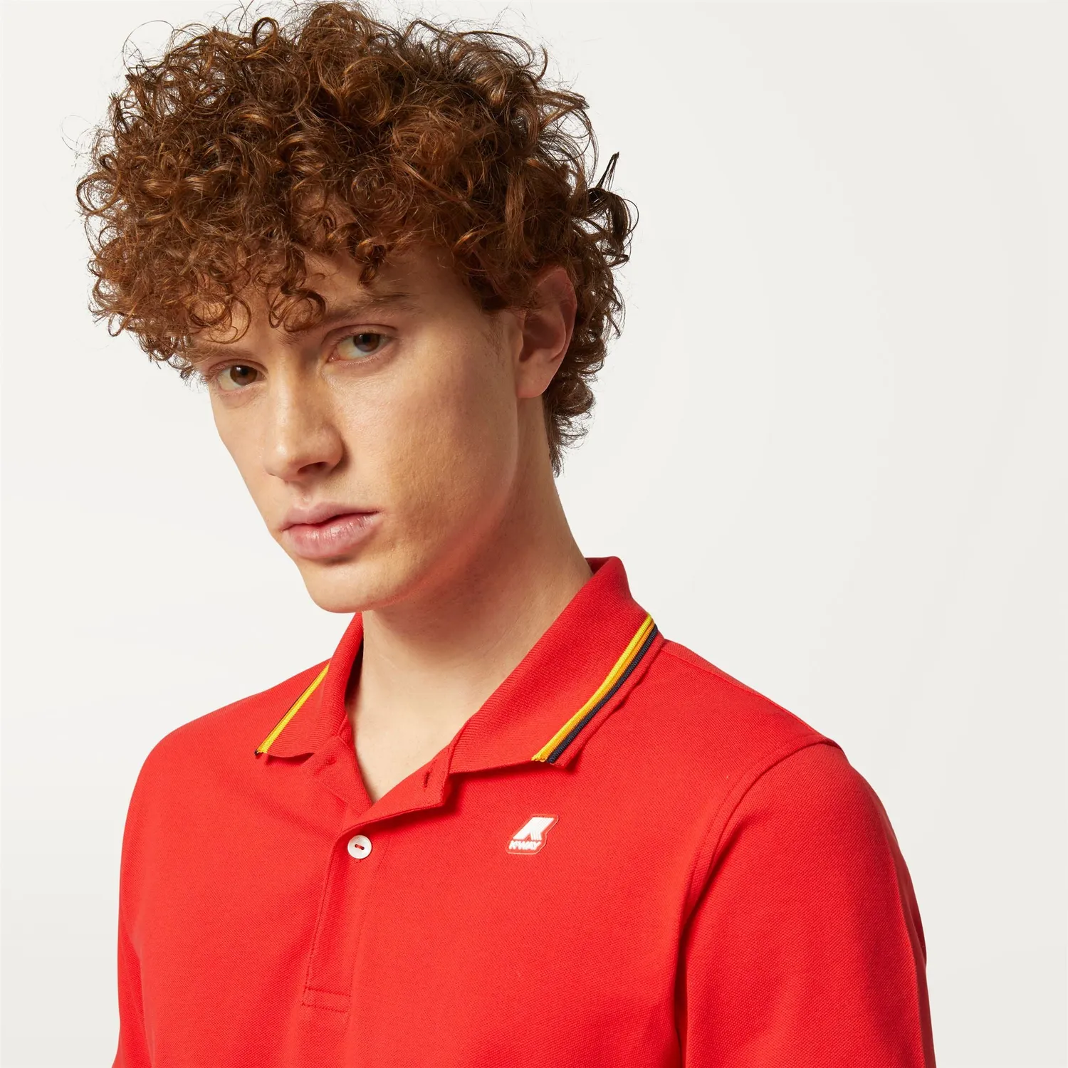 K-Way Jud K7121JW polo roșu bărbați pique