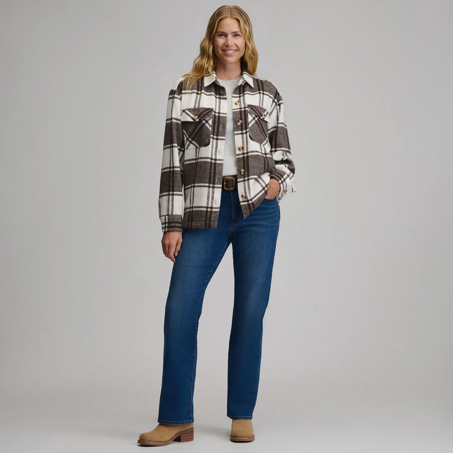 Eddie Bauer Solstice Shirt Jacket jachetă damă cordovan