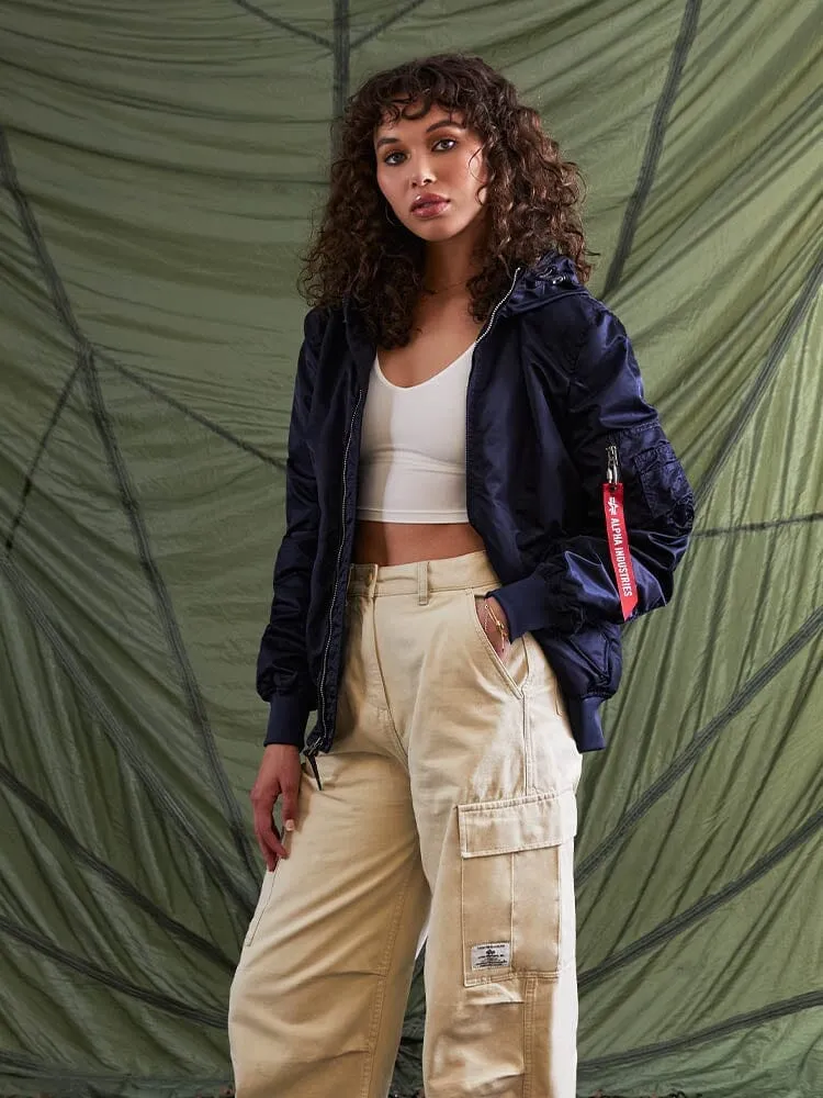 Alpha Industries L-2B Hooded Gen II geacă bomber albastră
