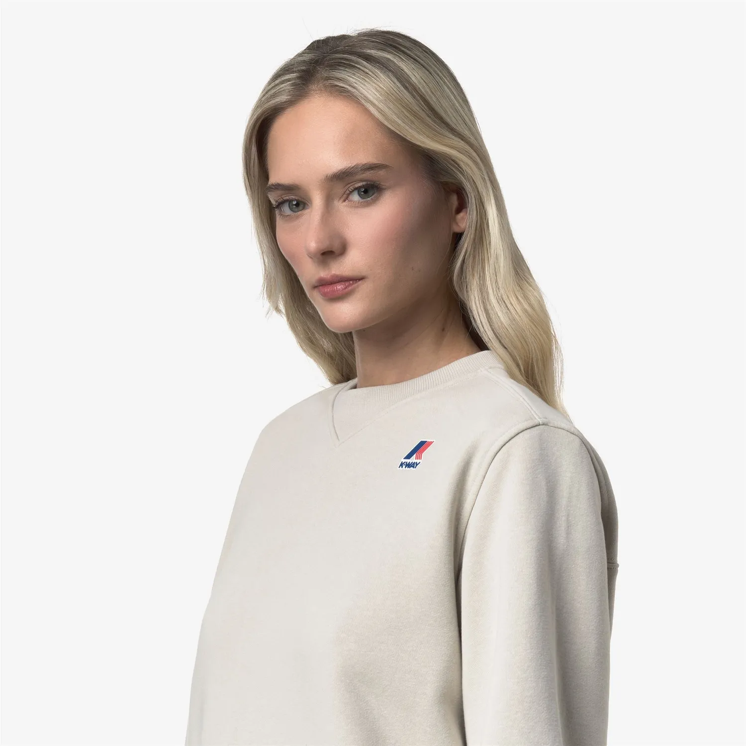 K-Way Nael hanorac bej deschis bumbac-polyester