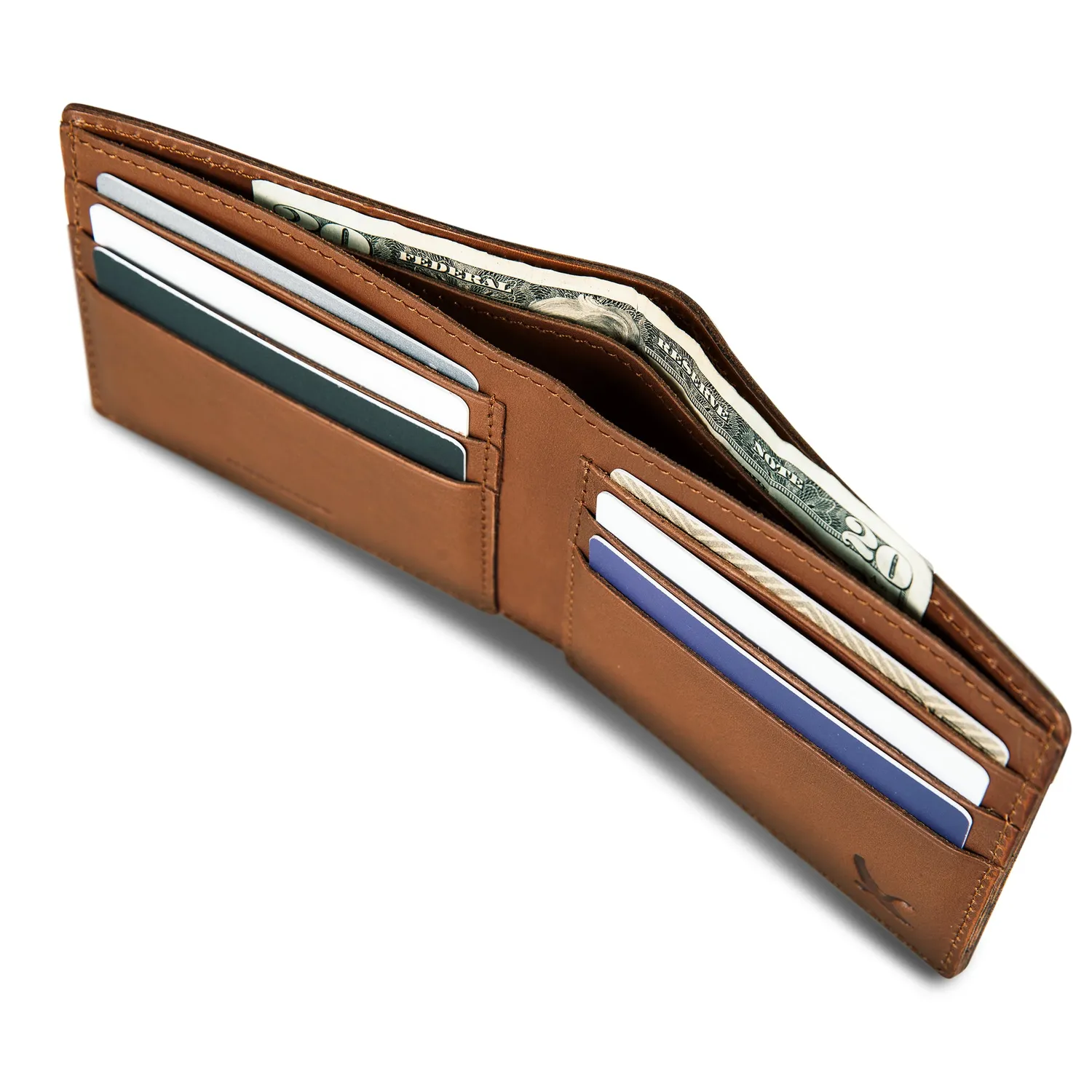 Eddie Bauer Outdoor portofel piele Brown bifold