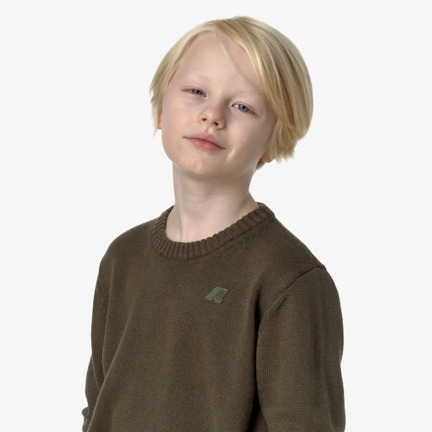 K-Way Sebastien Cotton Cashmere pulover copii verde moale