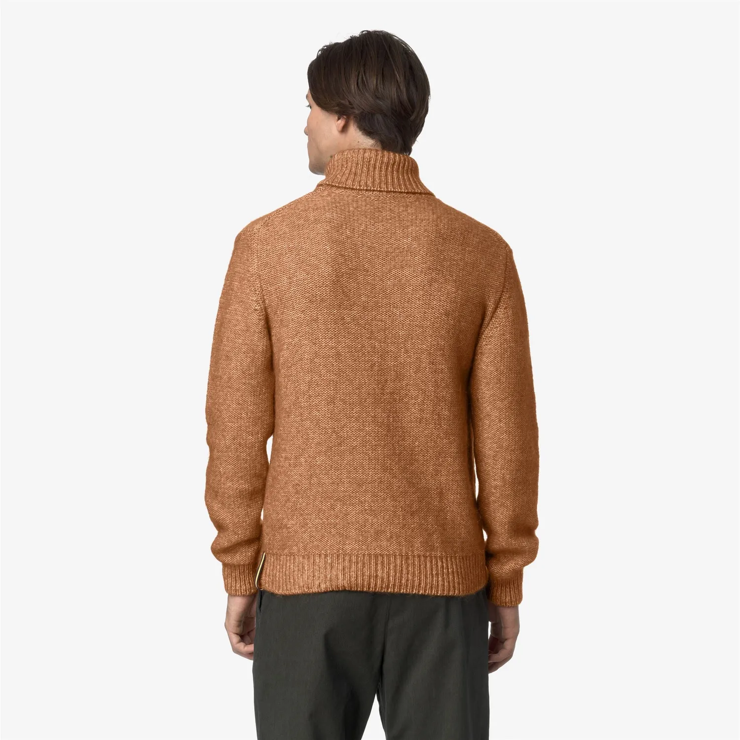 K-Way Ciral pulover barbati portocaliu alpaca bumbac