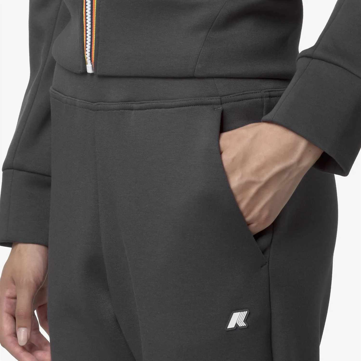 K-Way Ginevrette Light Spacer pantaloni sport gri damă