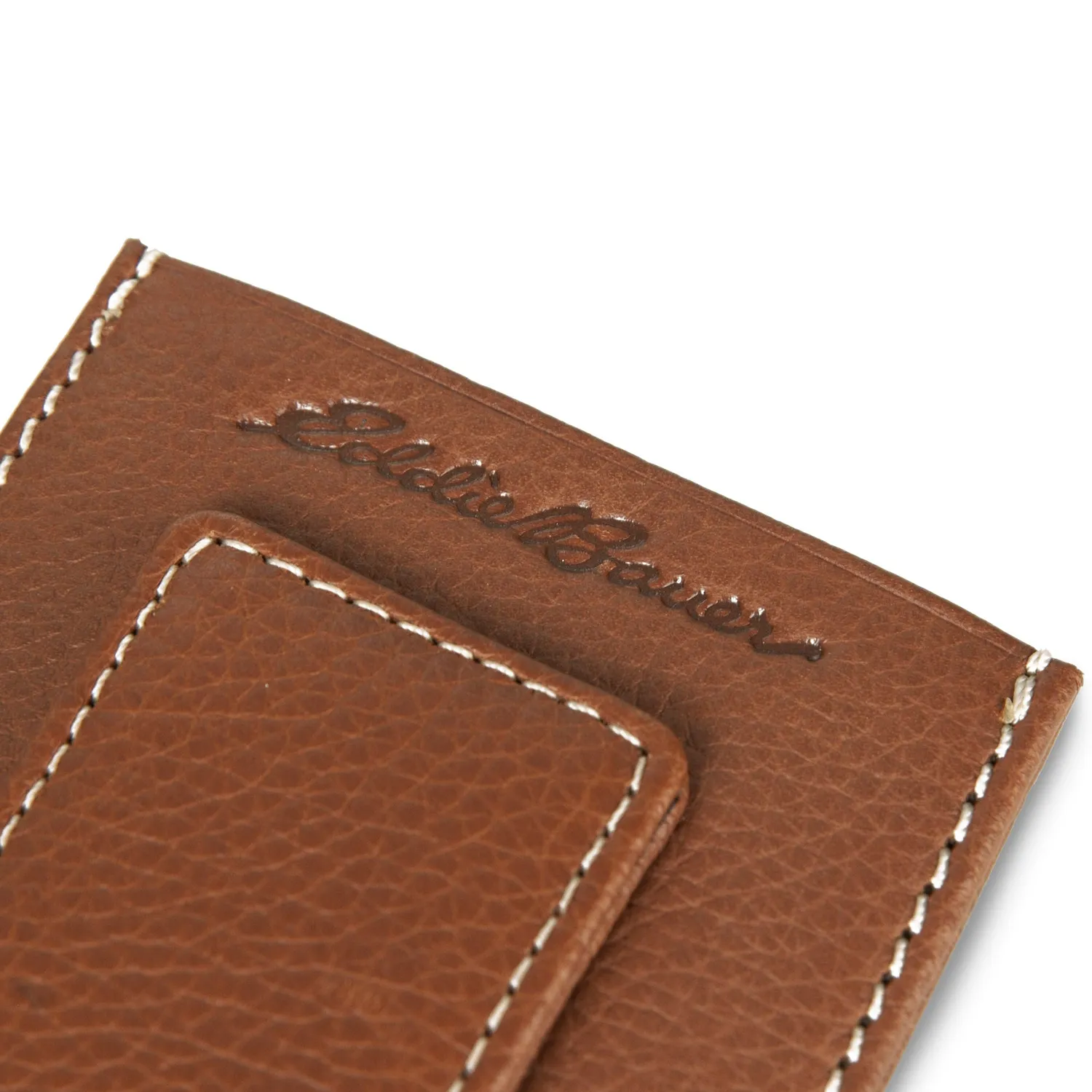 Eddie Bauer Signature portcard piele Tan magnetic