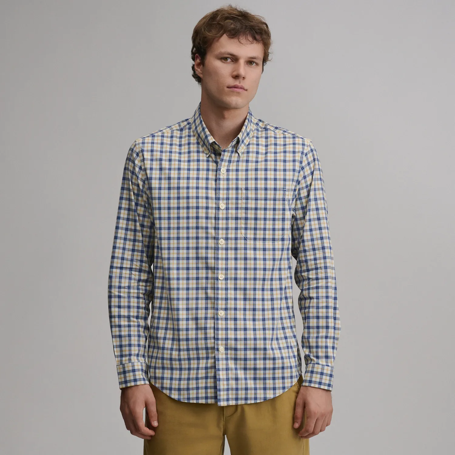 Eddie Bauer Voyager 2.0 camasa barbati albastra calcare usoara