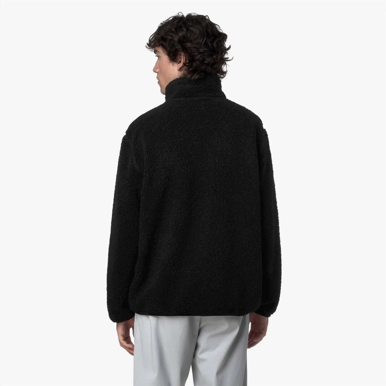 K-Way Pascal Sherpa Polar K3132PW geaca neagra reversibila