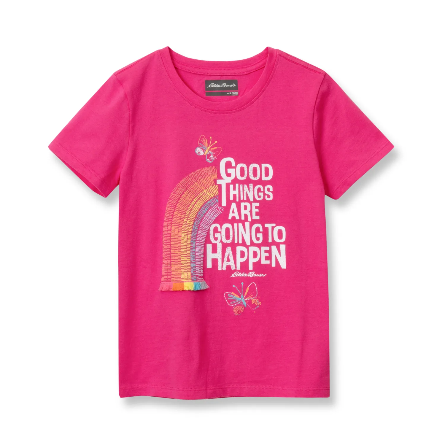 Eddie Bauer Girls Graphic tricou fete bleumarin bumbac