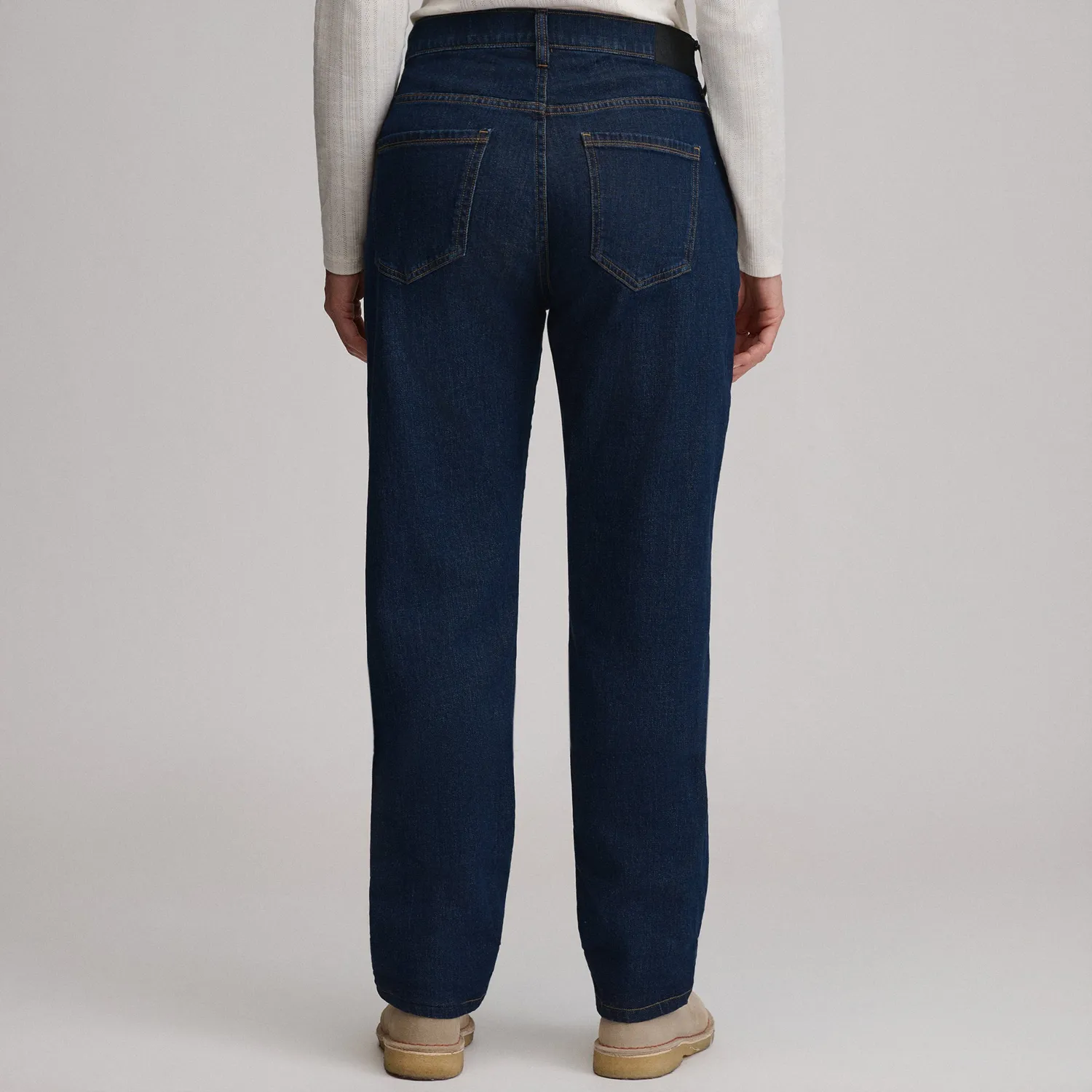 Eddie Bauer Boyfriend blugi dama captusiti Aged Blue