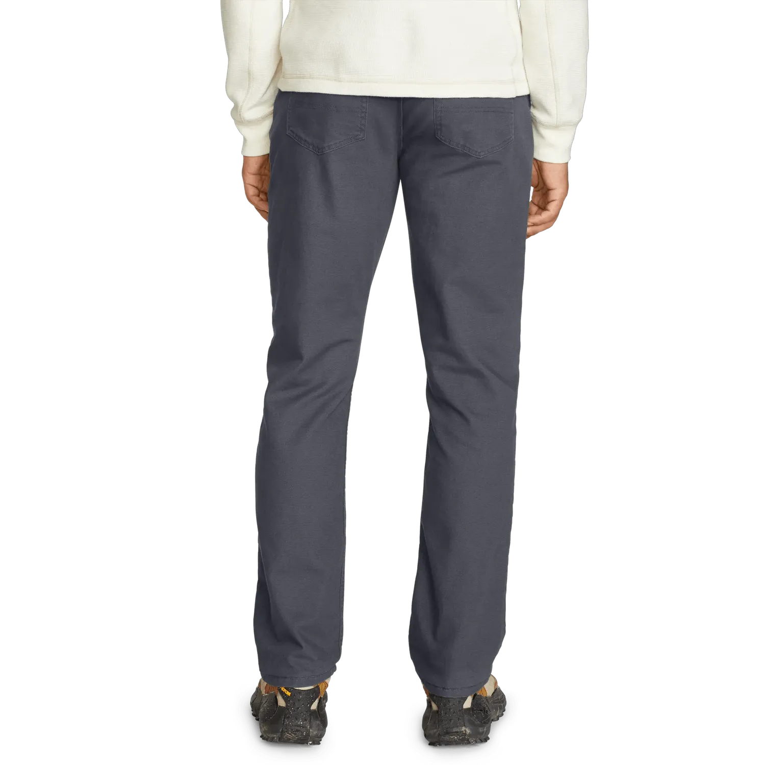 Eddie Bauer Mountain Flex Classic Fit Canvas 5-Pocket pantaloni Carbon