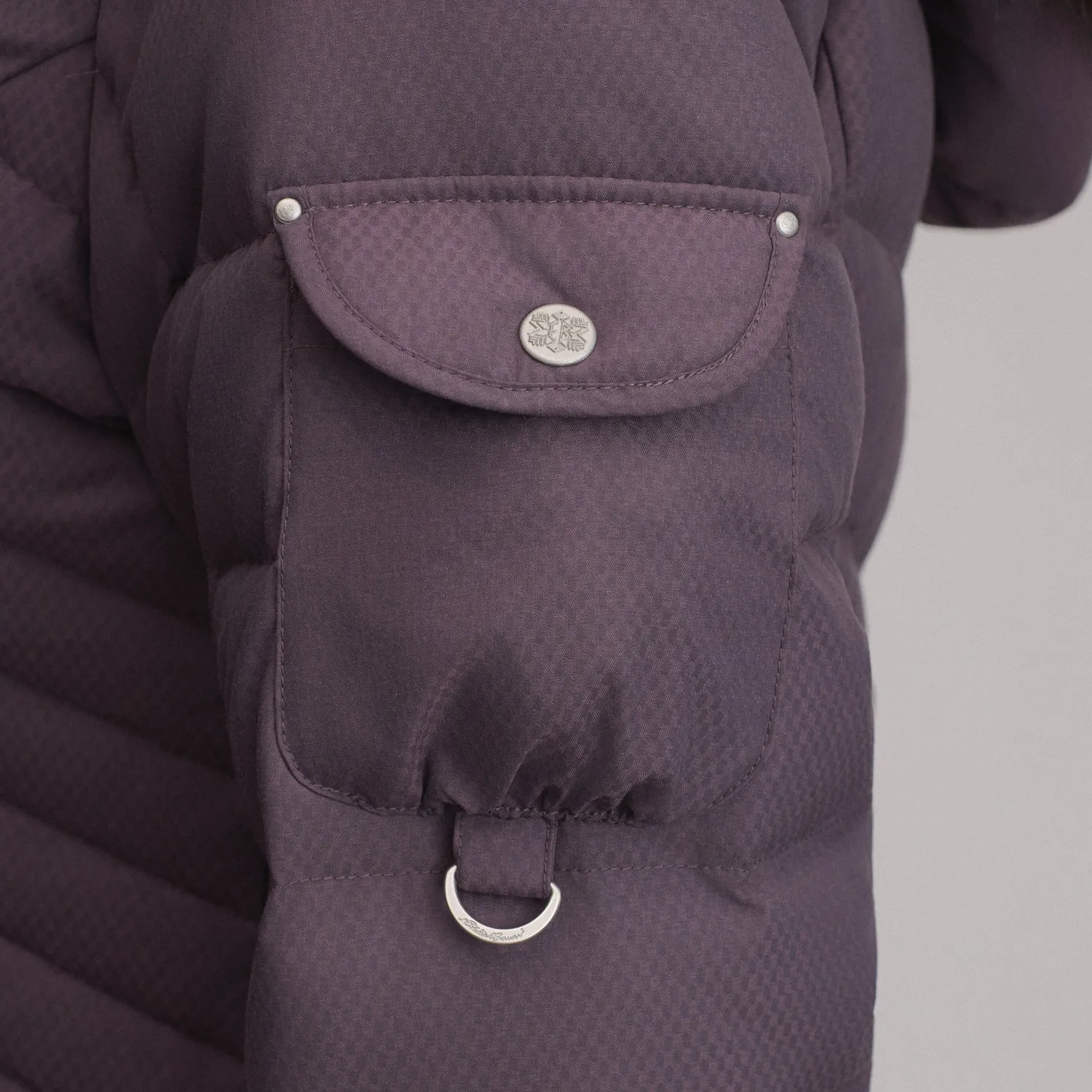 Eddie Bauer Sun Valley palton puf damă lung storm negru