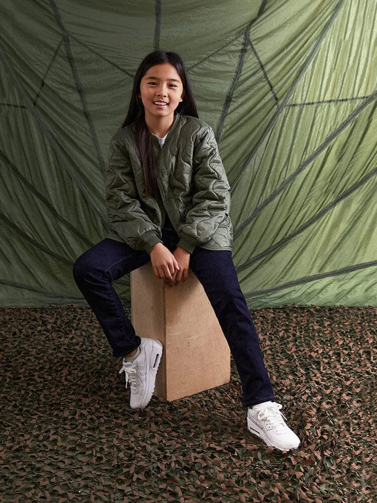 Alpha Industries ALS/92 Liner geaca copii oliv matlasata