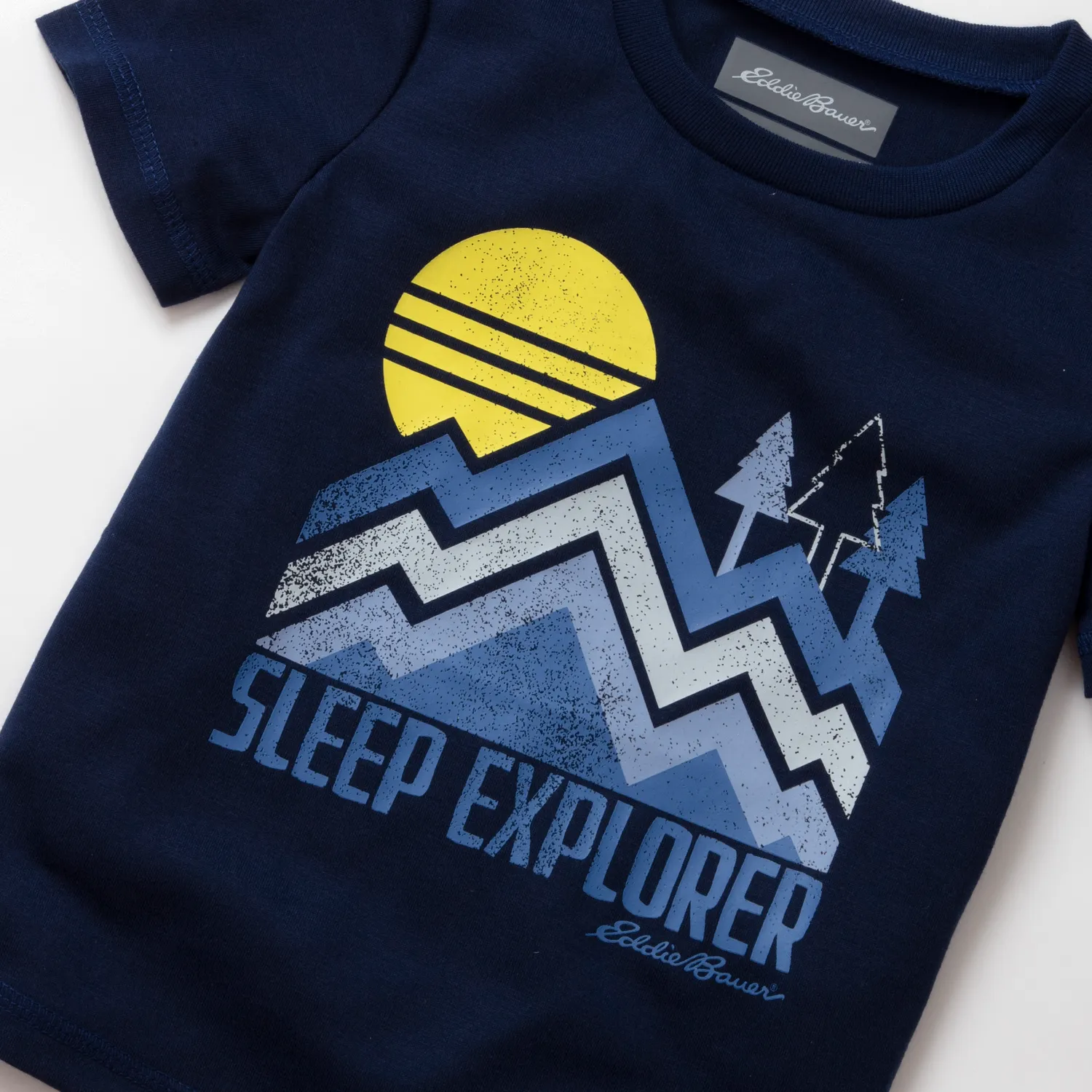 Eddie Bauer Toddler Boys Loose Fit Sleep Set pijama bleumarin moale