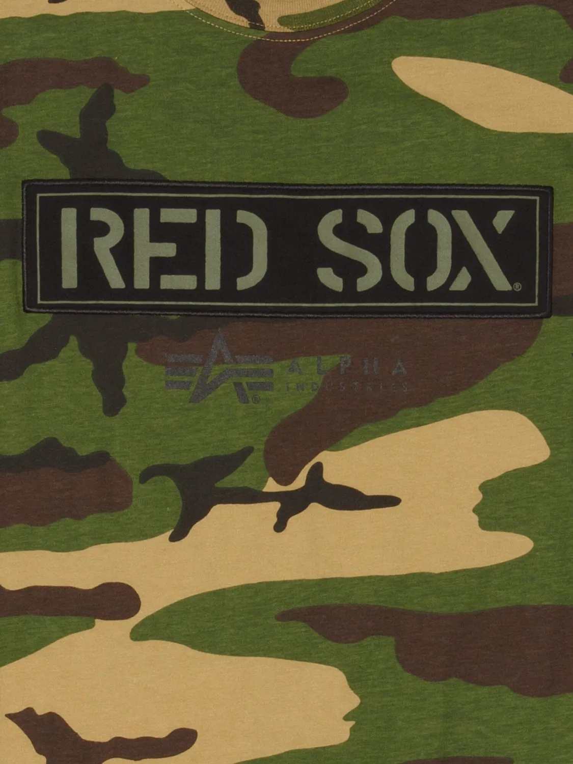 Boston Red Sox x Alpha x New Era tricou Camo bumbac